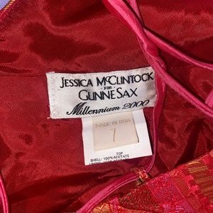 Jessica McClintock Gunne Sax millenium 2000 laced back top